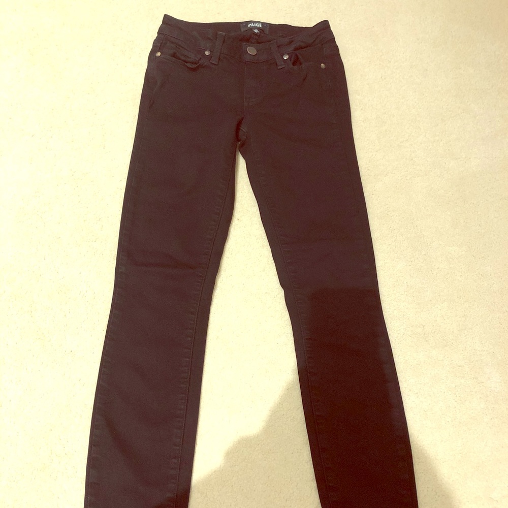 Black Paige Skinny Jeans